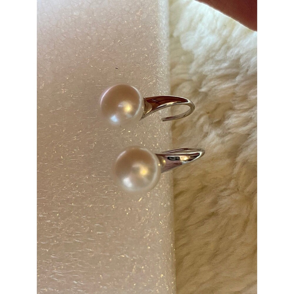 High quality fresh water pearl earrings - Picture 3 of 7